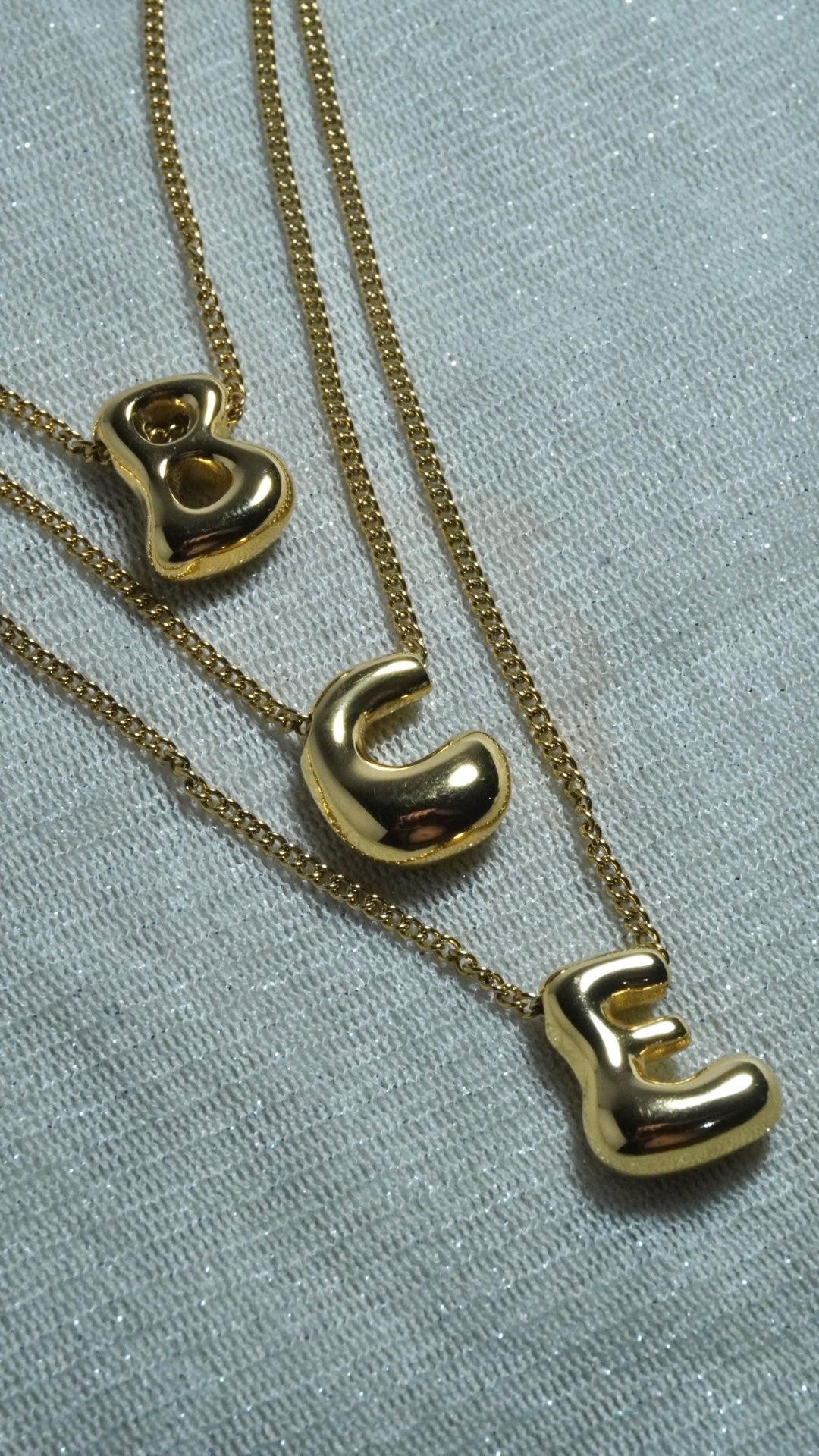 Bubble Gold Necklace