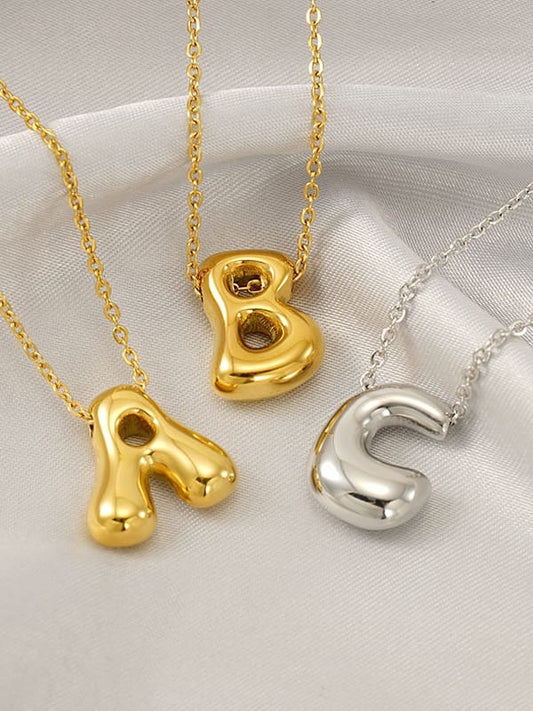 Bubble Gold Necklace